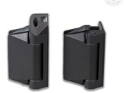 Polaris Hydraulic Hinge Set. Glass to Wall. Matt Black.